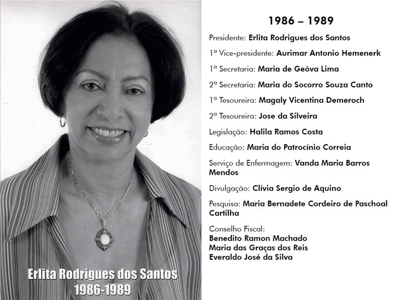 Erlita Rodrigues dos Santos | 1986-1989